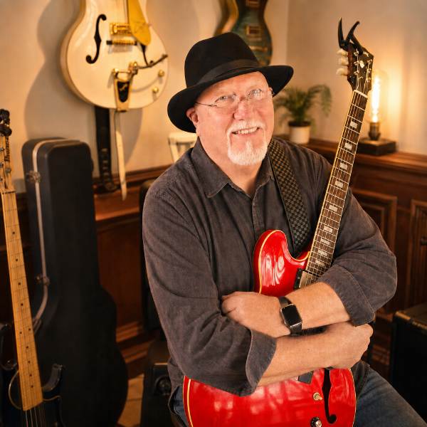 Terry Jarnigan playing guitar